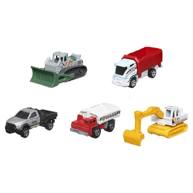 Set 5 masini - Matchbox - MBX Construction III | Mattel