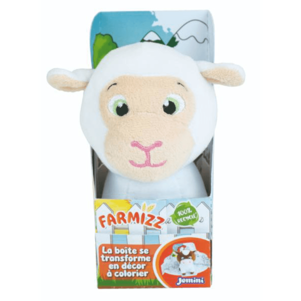 Jucarie de plus in cutie de colorat - Farmizz - Oita | Jemini