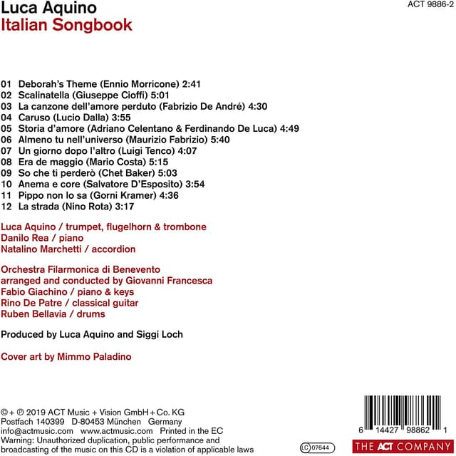 Italian Songbook | Luca Aquino