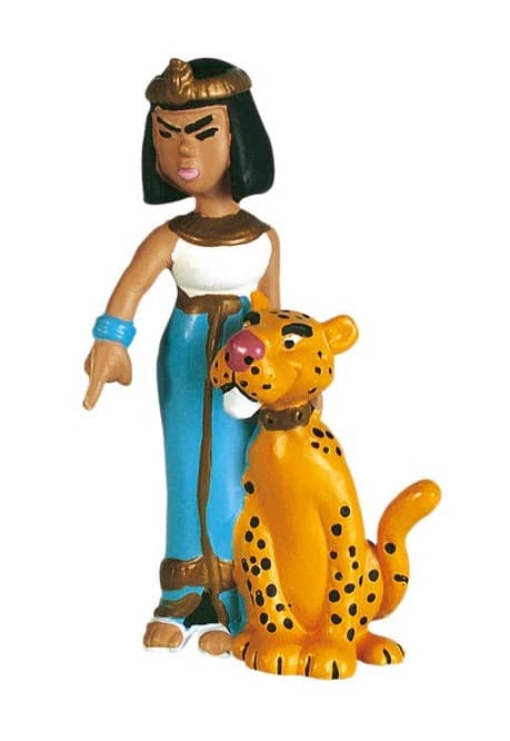 Figurina - Cleopatra with Her Panther | Plastoy
