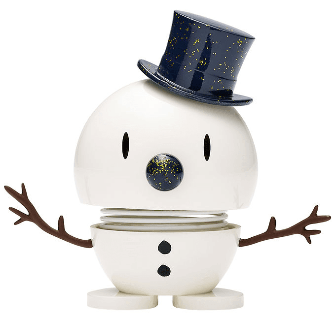 Figurina - Hoptimist - Snowman - White-Blue | Hoptimist