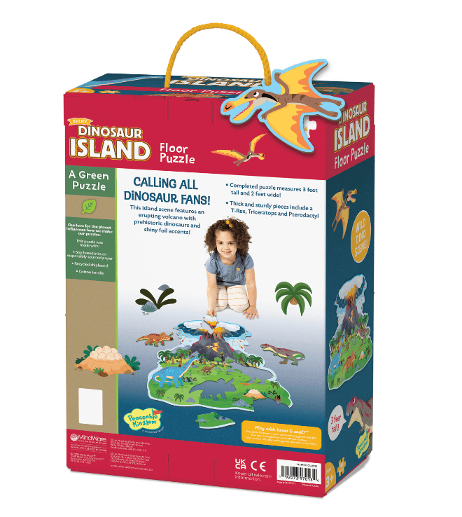 Puzzle - Floor Puzzle - Dinosaur Island | Peaceable Kingdom