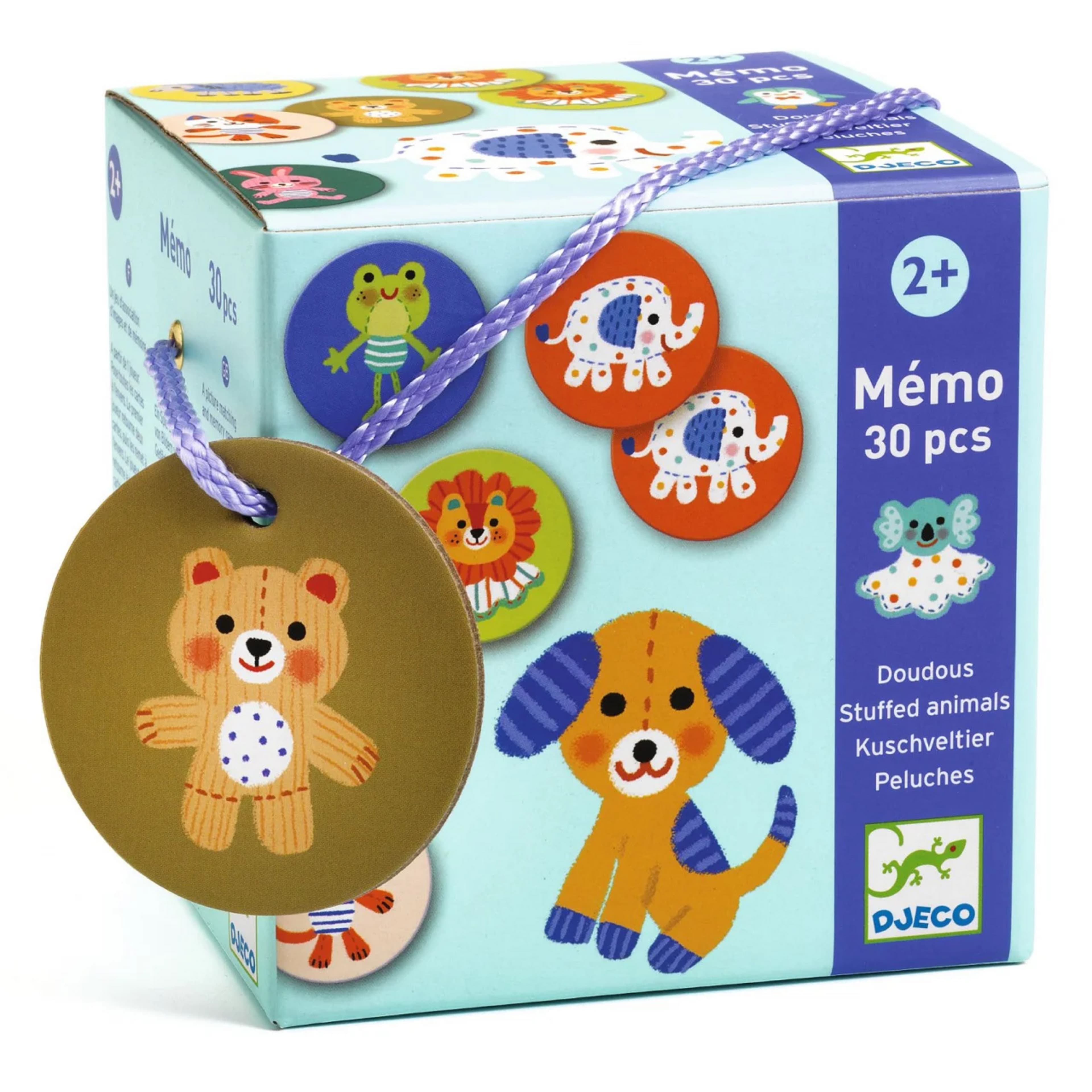 Joc de memorie - Animale din plus | Djeco