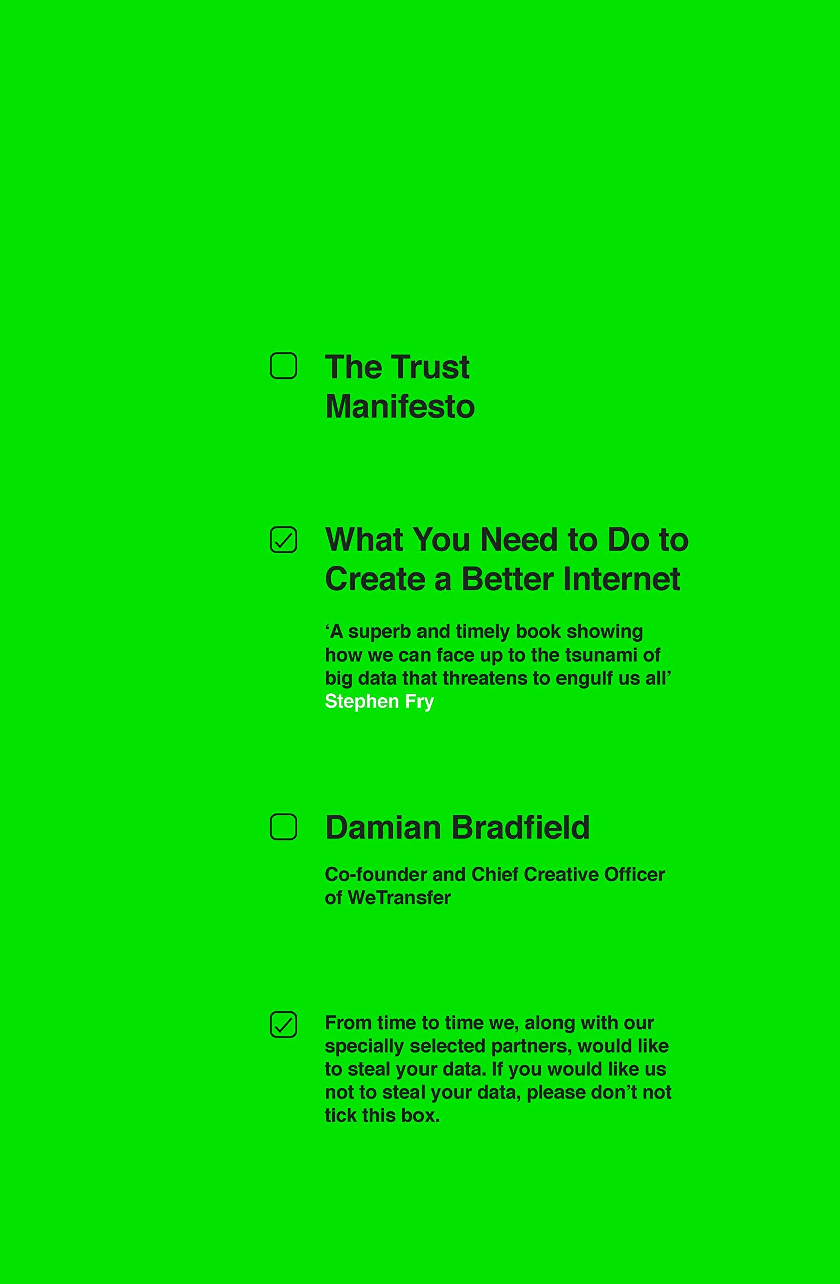 Trust Manifesto | Damian Bradfield