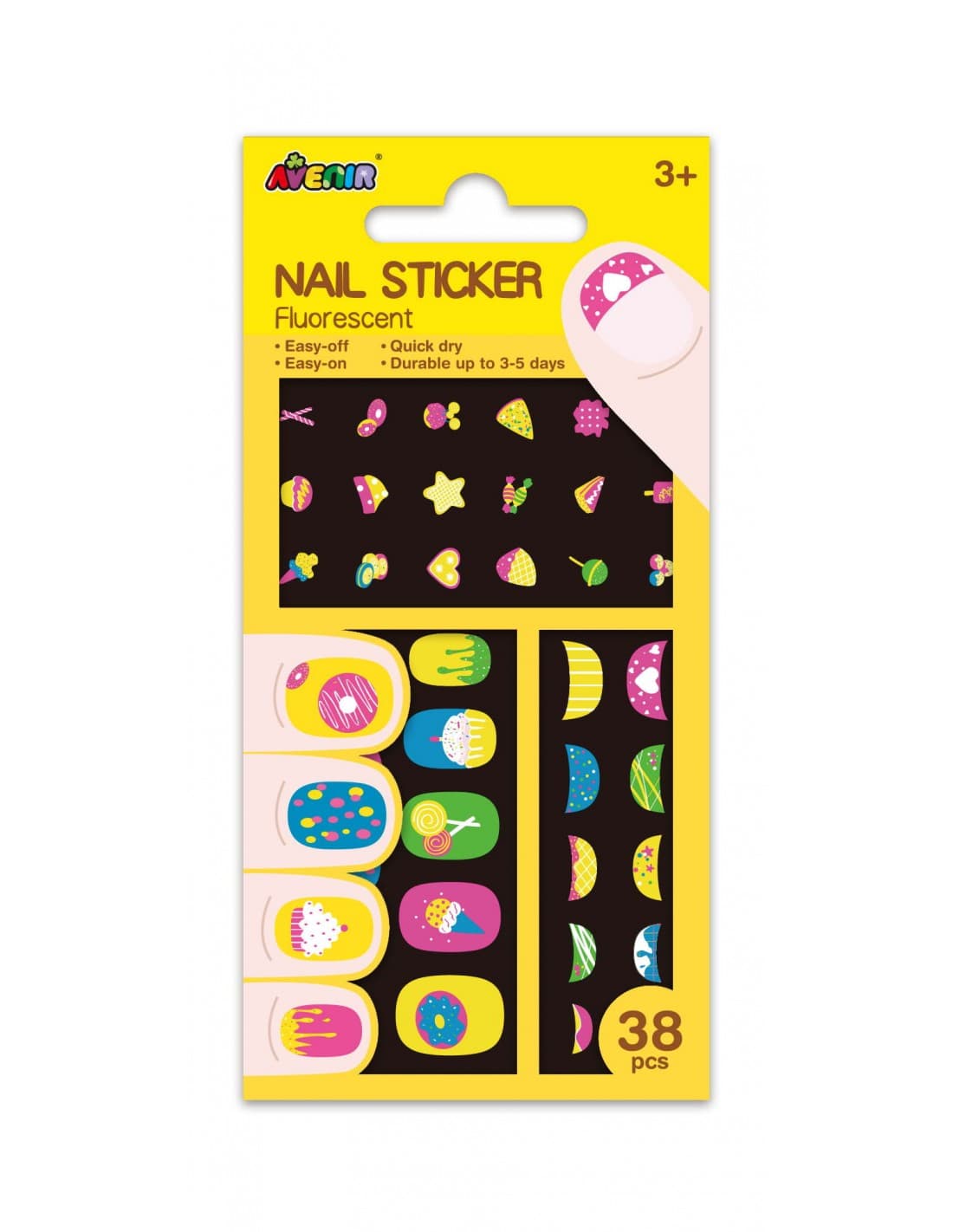Set stickere pentru unghii - Cookie | Avenir