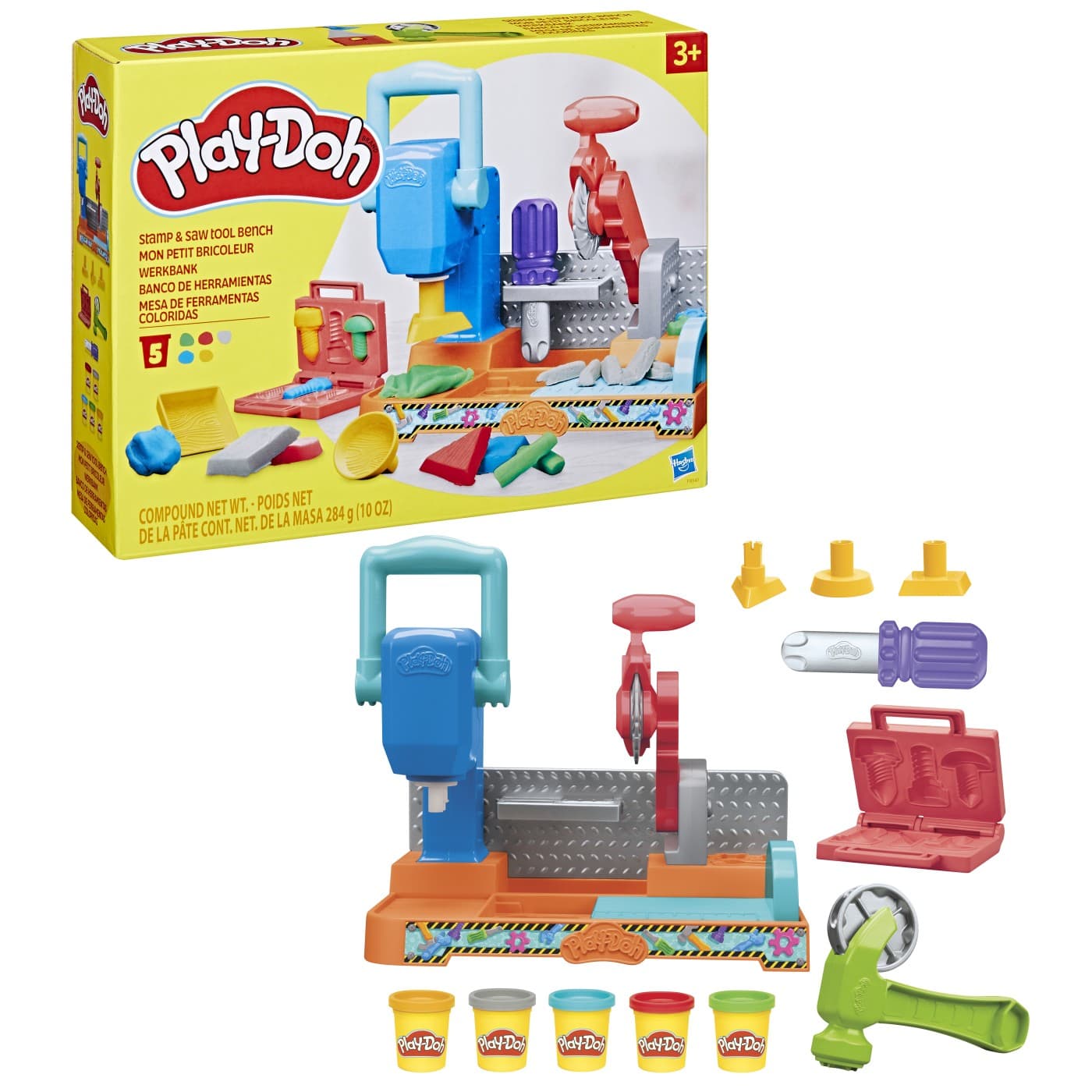 Set plastilina - Stamp & Saw Tool Bench | Play-Doh