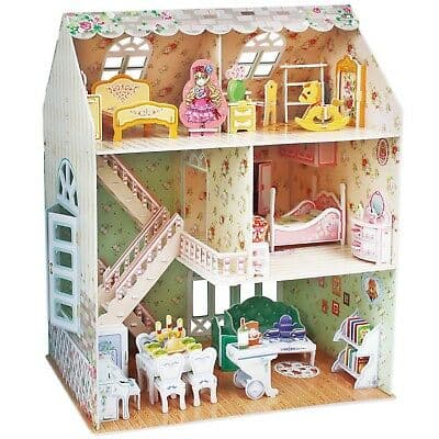 Puzzle 3D - Dreamy Dollhouse - Casa de vis a papusilor - 160 de piese | CubicFun