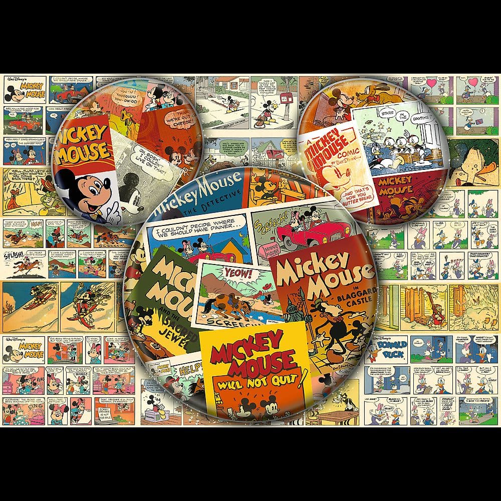 Puzzle 1000 de piese - Disney - Mickey Mouse | Trefl