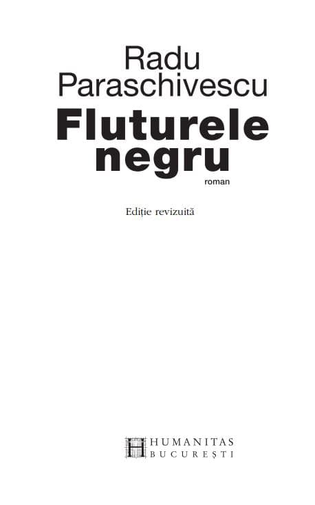 Fluturele negru | Radu Paraschivescu