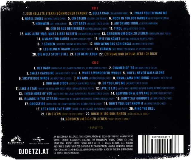 20 Jahre DJ Otzi Party Ohne Ende Gold Edition | DJ Otzi