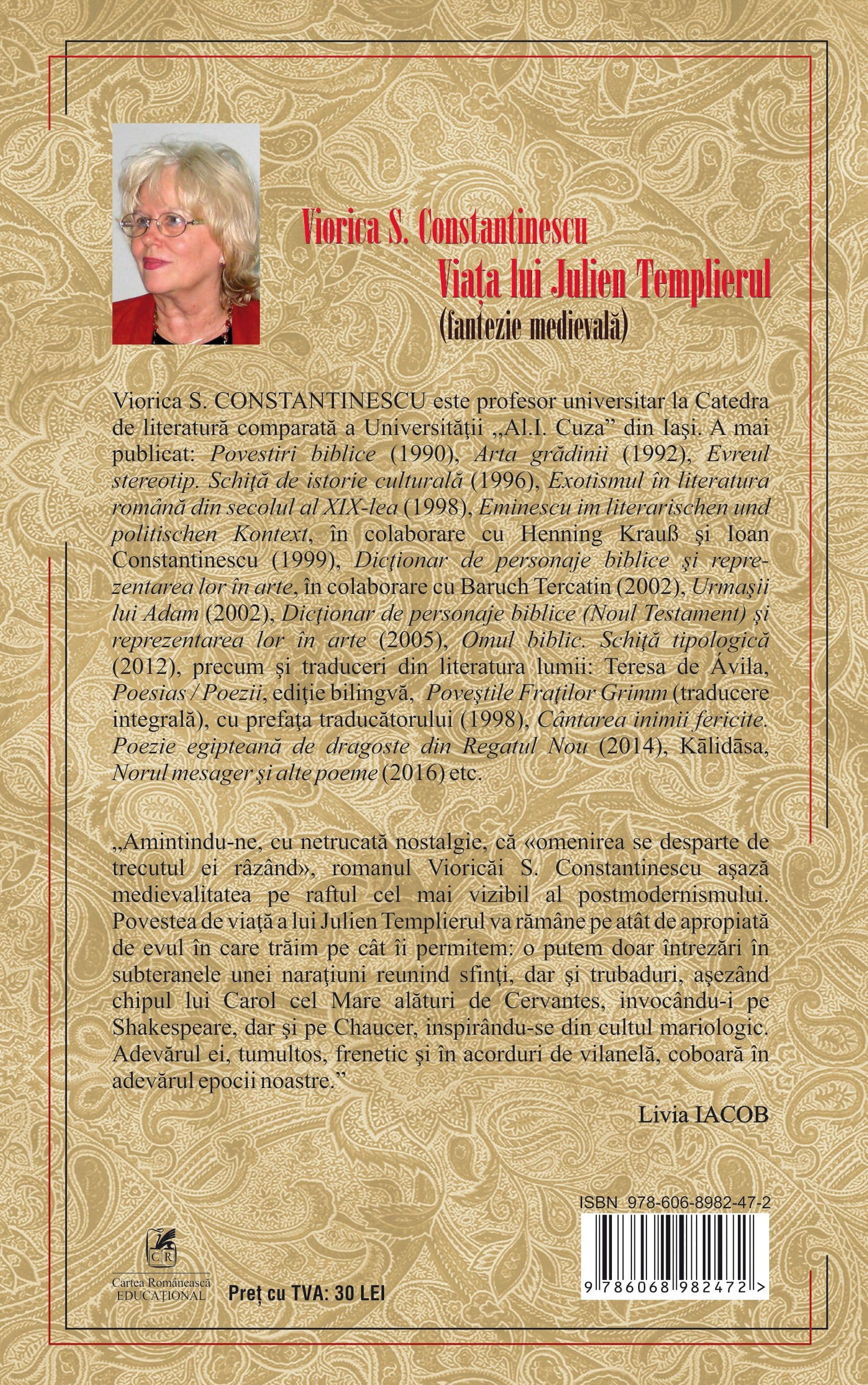Viata lui Julien Templierul | Viorica S. Constantinescu