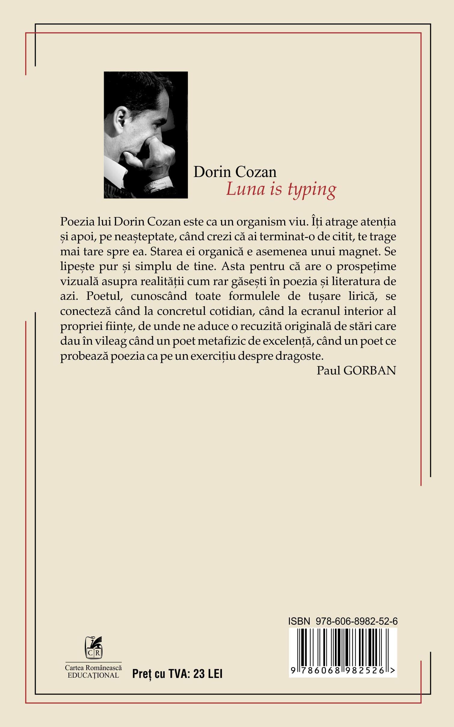 Luna is typing | Dorin Cozan