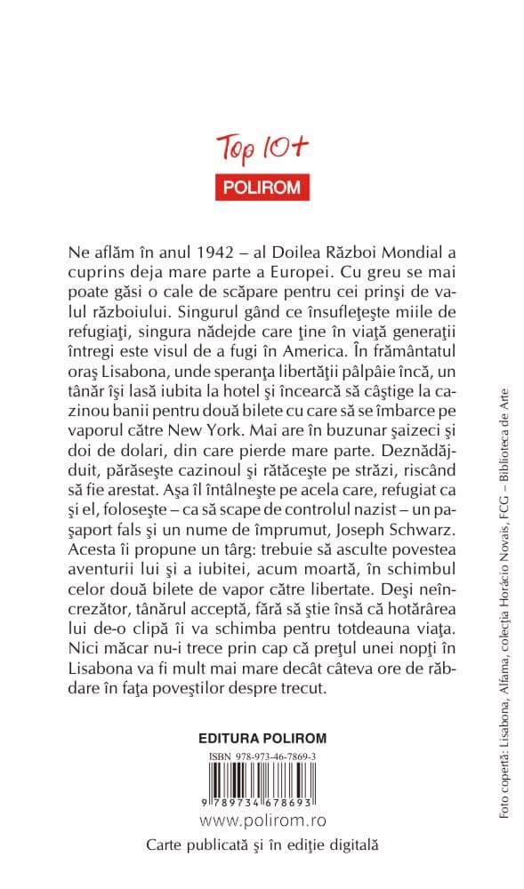 Noapte la Lisabona | Erich Maria Remarque