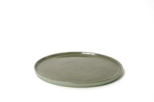 Farfurie - Round 20 x 1.2 cm - Glossy W.Mat Bottom Celadon | Kinta