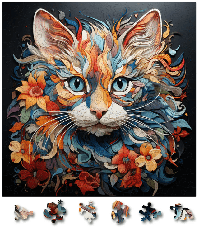 Puzzle din lemn - Chantilly-Tiffany 2 | Woodmix Puzzles