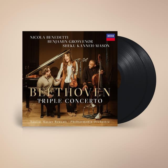 Beethoven: Triple Concerto - Vinyl | Nicola Benedetti, Sheku Kanneh-Mason, Benjamin Grosvenor, Philharmonia Orchestra, Santtu-Matias Rouvali