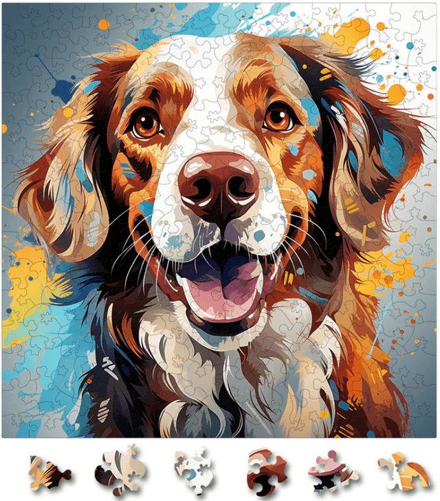 Puzzle din lemn - Brittany 4 | Woodmix Puzzles