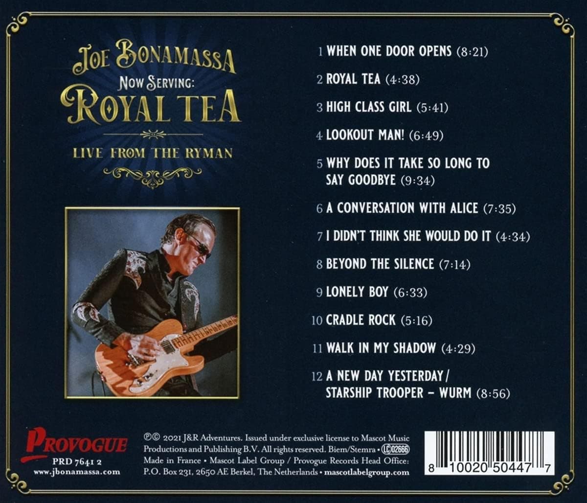 Now Serving: Royal Tea Live From The Ryman | Joe Bonamassa