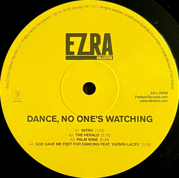 Dance, No One's Watching - Vinyl | Ezra Collective