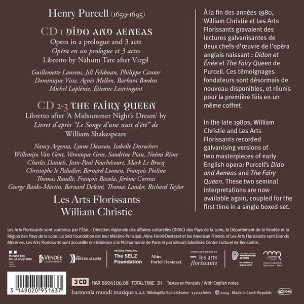 Dido And Aeneas - The Fairy Queen | Purcell, Les Arts Florissants, William Christie