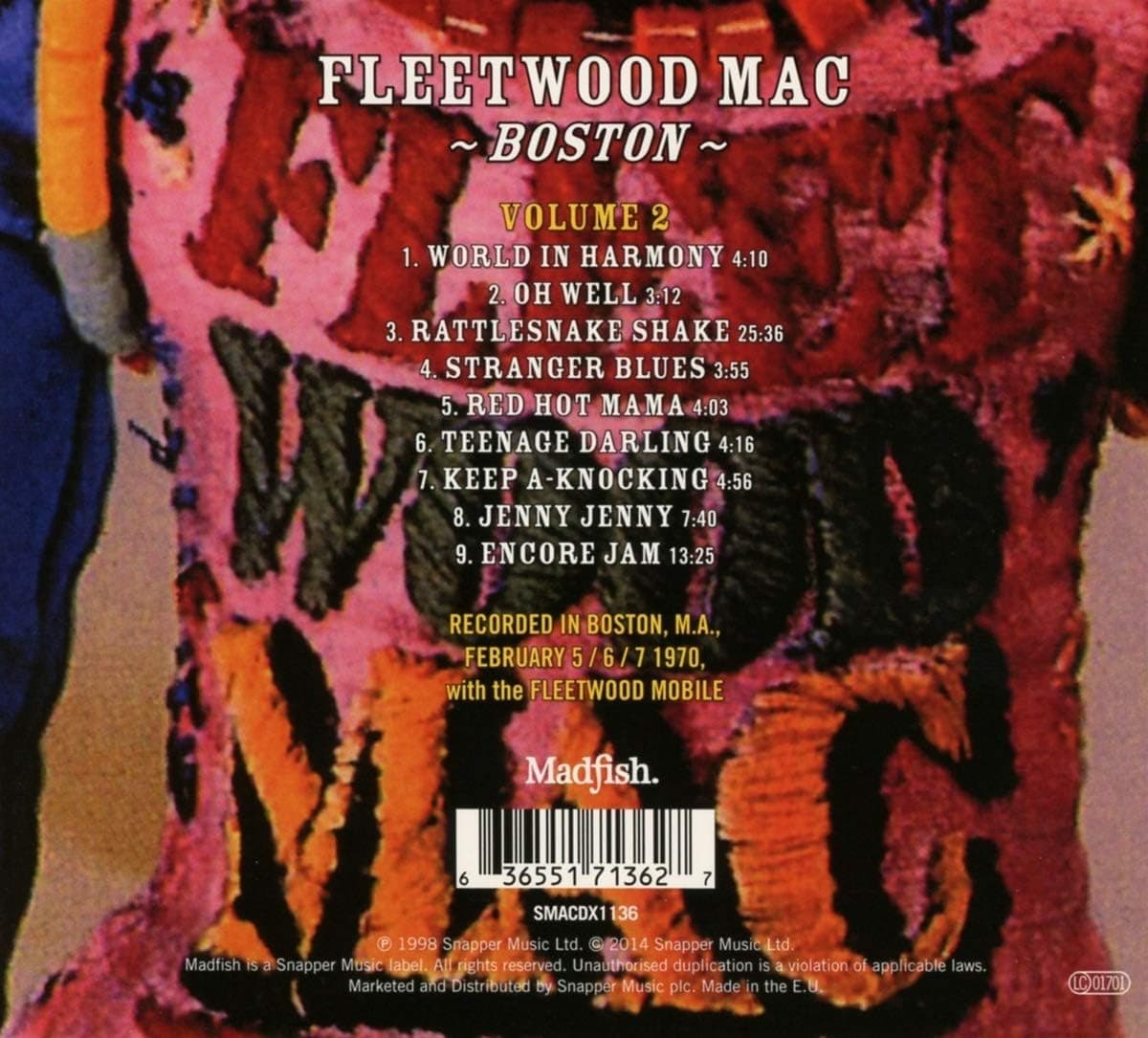 Boston - Volume 2 | Fleetwood Mac