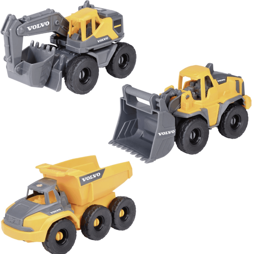 Set 3 utilaje - Volvo | Dickie Toys