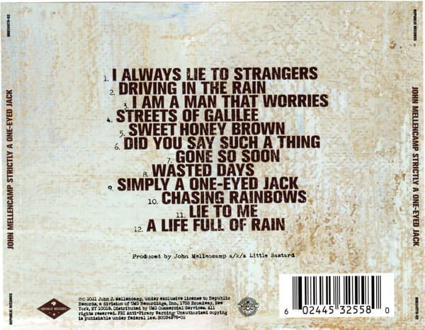 Strictly A One-Eyed Jack | John Mellencamp