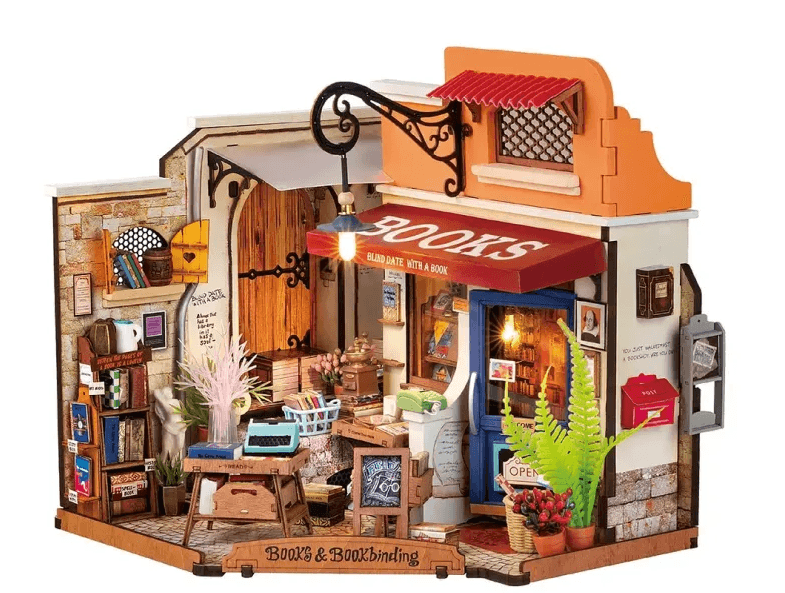 Diorama - Puzzle 3D 108 piese - Libraria de la Colt | Robotime