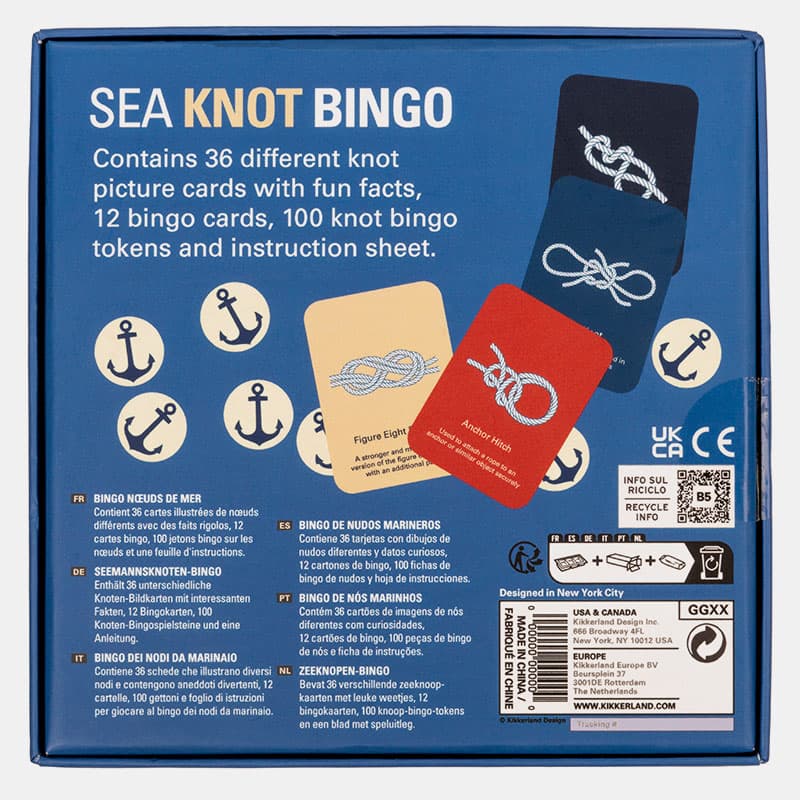 Joc  educativ - Sea Knot Bingo | Kikkerland