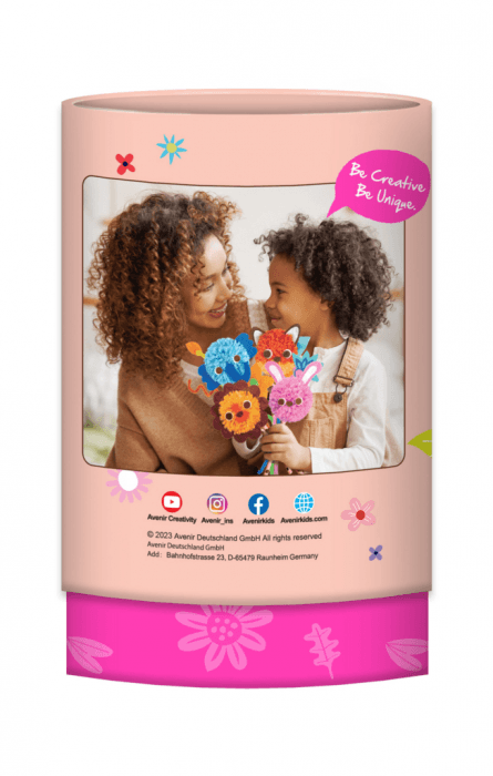 Set creativ - Pom Pom - Buchet flori | Avenir