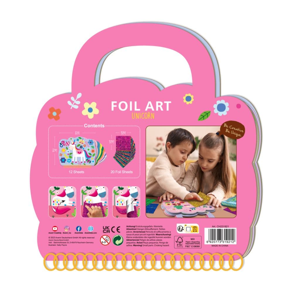 Set arta cu folie - Unicorn | Avenir