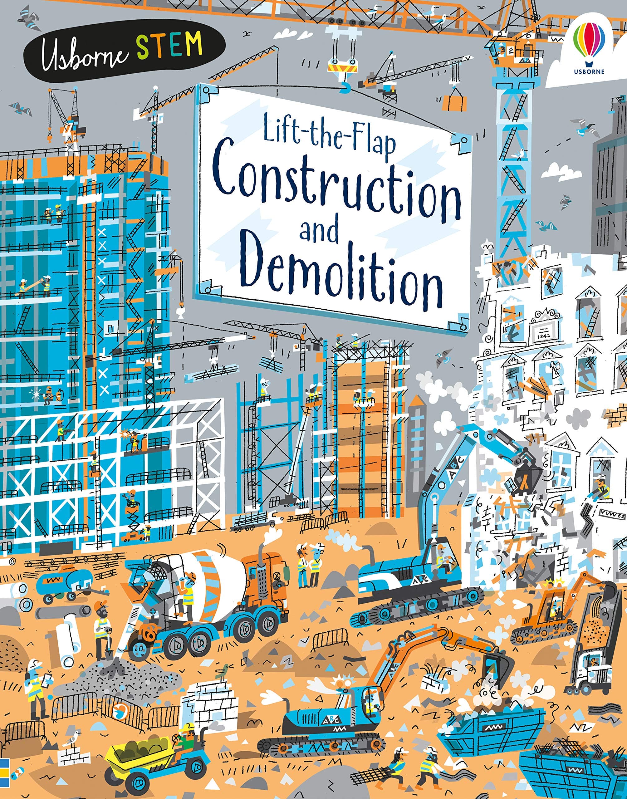 Lift-the-Flap Construction and Demolition | Jerome Martin
