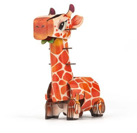 Puzzle 3D cu sunet - Build 'n' Sound - Girafa | MierEdu