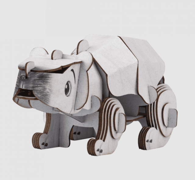 Puzzle 3D cu sunet - Build 'n' Sound - Urs polar | MierEdu