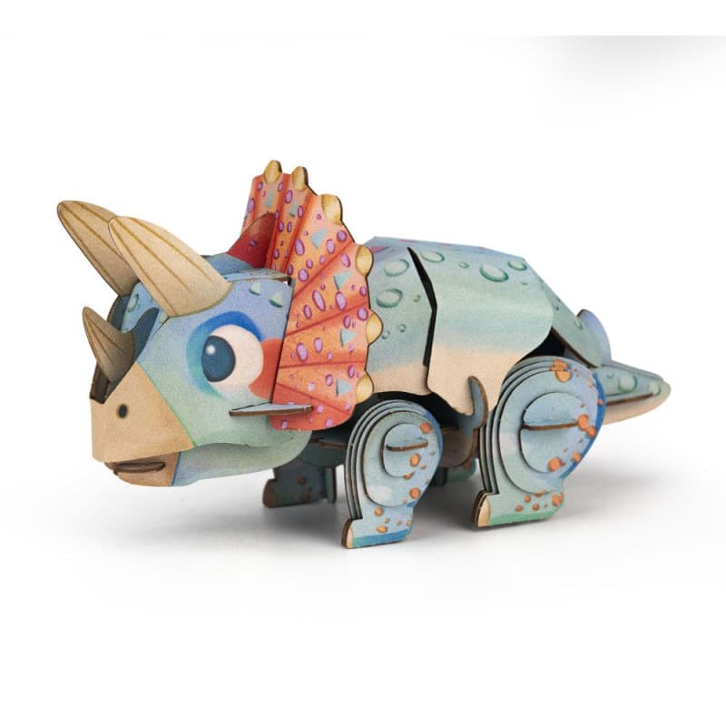Puzzle 3D cu sunete 44 piese - Build 'n' Sound - Triceratops | MierEdu