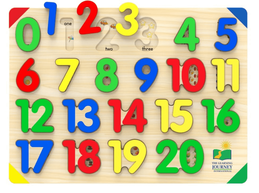 Puzzle - Sa invatam numerele de la 1 la 20 | The Learning Journey