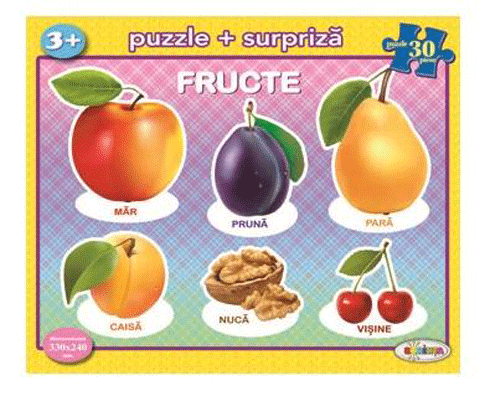 Puzzle 30 de piese - Fructe  | Dorinta