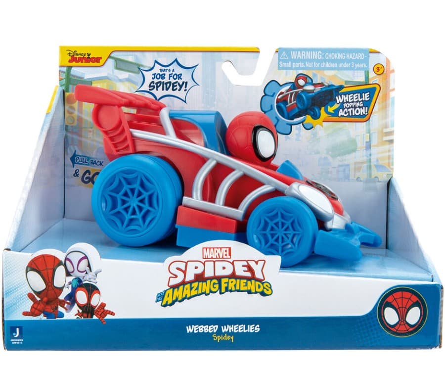 Masina - Marvel Spidey And His Amazing Friends - Webbed Wheelies (mai multe modele - pret pe bucate) | Jazwares