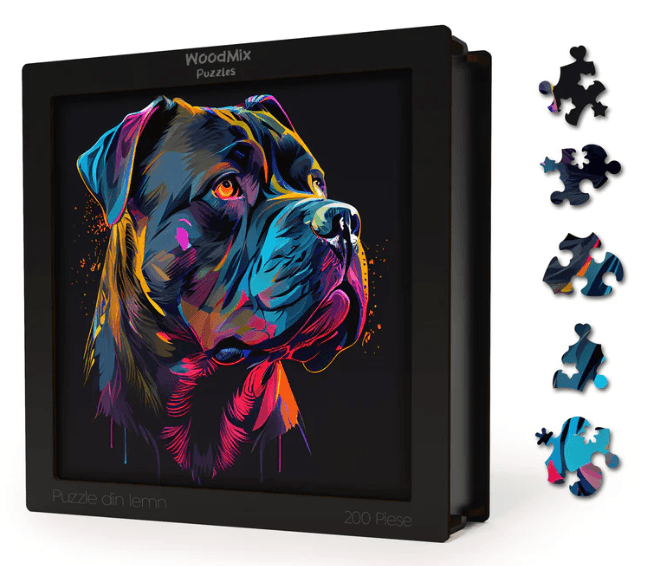 Puzzle din lemn - Caini - Cane Corso 1 | Woodmix Puzzles