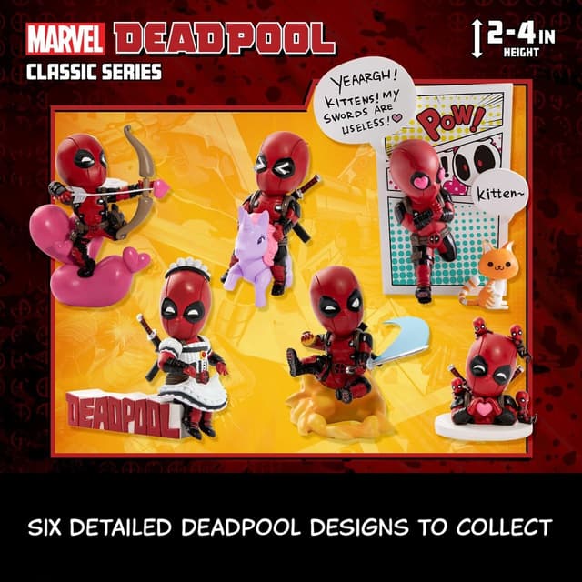 Figurina surpriza - Yume Hero Box - Deadpool Classic (pret pe bucata) | YuMe