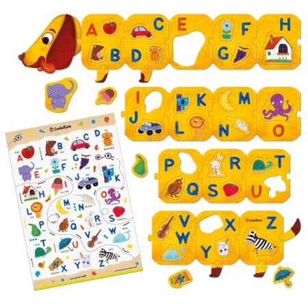 Puzzle educativ - The English  Alphabet - Montessori | Ludattica