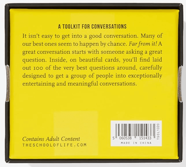 Joc de societate - 100 Questions | The School of Life Press
