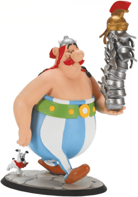 Figurina - Obelix Stack of Helmets and Dogmatix | Plastoy