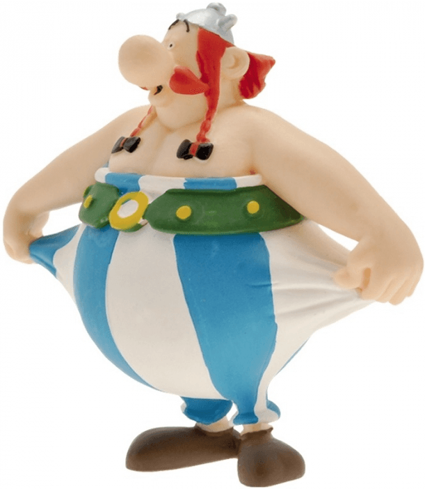 Figurina - Obelix Holding Trousers | Plastoy