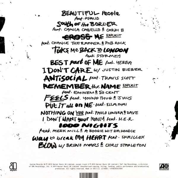 No. 6: Collaborations Project - Vinyl | Ed Sheeran