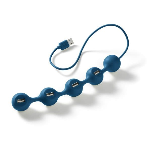 Hub USB cu 4 porturi - Bleumarin | Lexon