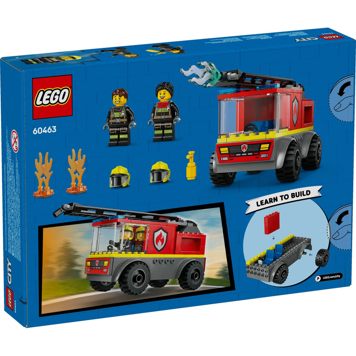 LEGO City - Camion de pompieri cu scara (60463) | LEGO