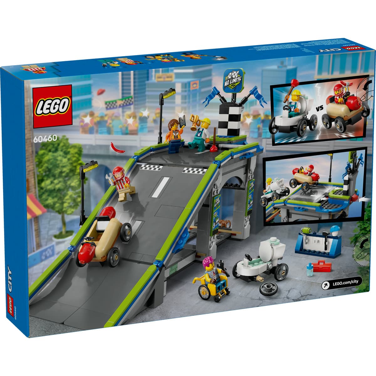 LEGO City - Fara limite: Rampa pentru curse de masini (60460) | LEGO