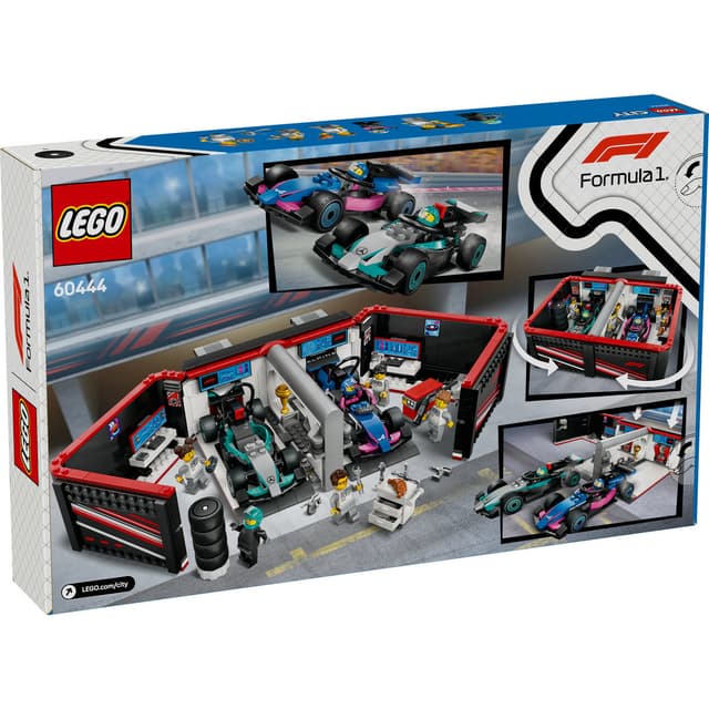 LEGO City - Garaj F1 si masini Mercedes-AMG si Alpine (60444) | LEGO