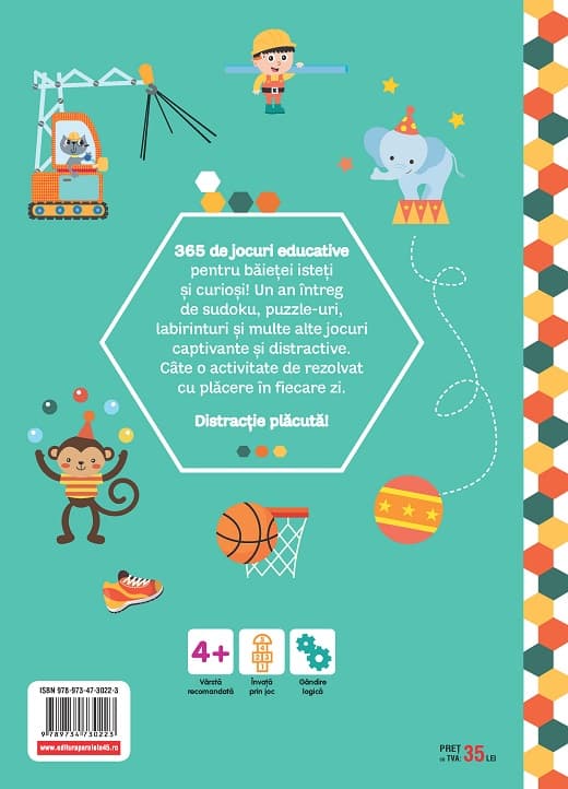 365 de jocuri educative pentru baietei |